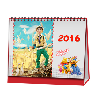 台历制作软件--2016年台历模板{T128.迪士尼宝贝}样片
