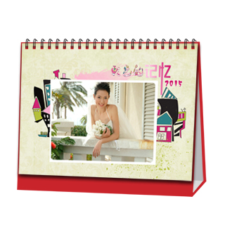 台历制作软件--2015台历模板{T31.彩色的记忆}样片
