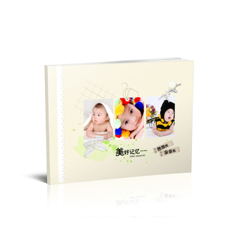 相册制作软件--3月精品儿童模板{E9.抱抱我亲亲我-横}样片