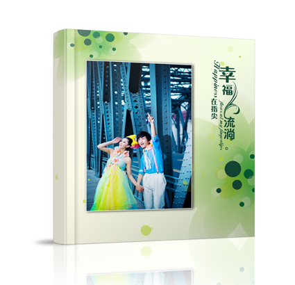 相册制作软件--5月精选婚纱相册模板{H11.幸福在指尖流淌}样片