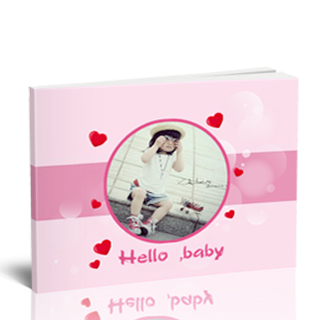 相册制作软件--2017年10月精品儿童模板{E38.HelloBaby}