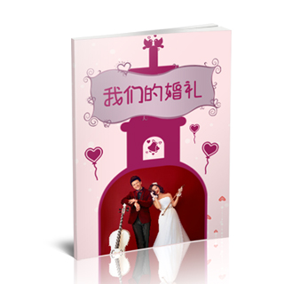 相册制作软件--2017年12月精选婚纱相册模板{H65.我们的婚礼}