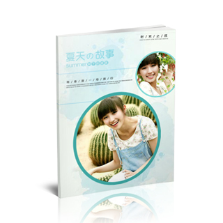相册制作软件--2017年9月精选婚纱相册模板{H60.夏天的故事}