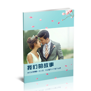 相册制作软件--2018年5月精选婚纱相册模板{H73.我们的故事-竖}