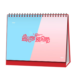 台历制作软件--2019年台历模板{T212.遇见你预见爱}