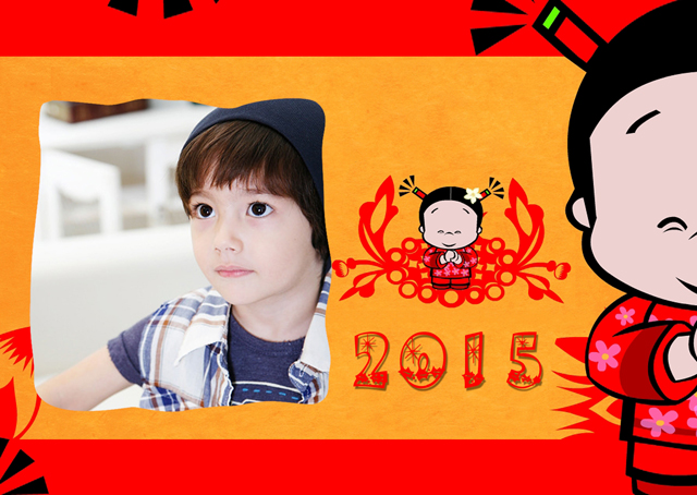2015台历模板{T41.小破孩}样片一