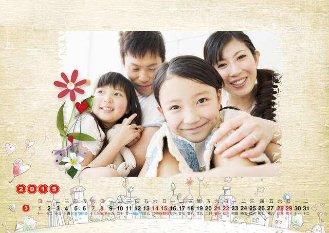 2015台历模板{T65.家—美好记忆}样片四